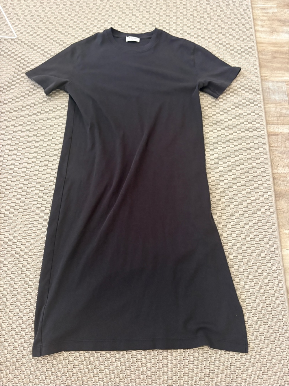 Aritzia Babaton Black  TShirt Midi Dress